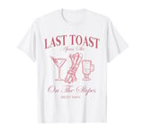 Last Toast On The Slopes Bachelor Skiing Bridal Best Man T-Shirt