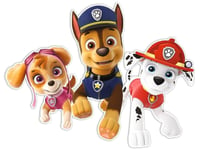 Kaksikerroksinen seinäkoriste Paw Patrol - Skye, Chase, Marshall