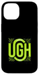 Coque pour iPhone 14 Pouah vert ! Mood Green Graphic