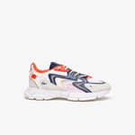 Lacoste Sneakers L003 Neo homme en textile Taille 47 Blanc/orange