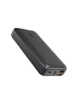 Aukey PB-N74S Power Bank 20000mAh 22.5W QC 3.0 PD 3.0 5xUSB SCP LCD Black Nødlader - Svart - 20000 mAh