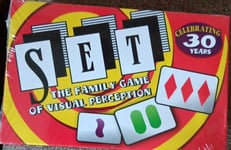 SET :  THE FAMILY GAME OF VISUAL PERCEPTION - EDUCATIONAL FUN - FACTORY SEALED!