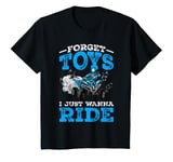 Youth Forget Toys I Wanna Ride ATV 4 Wheeler Funny Quad Boys Gift T-Shirt