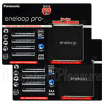 8 X Piles Rechargeables Panasonic Eneloop PRO AAA 930mAh Boîte De Rangement