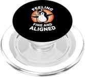 Feeling Fine And Aligned Mindfulness PopSockets PopGrip for MagSafe