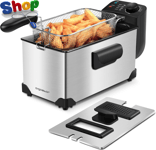 Deep  Fat  Fryer  2200W ,  3  Litre  Deep  Fryer  Easy  Clean ,  with  Viewing