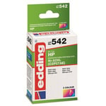 Edding Encre remplace HP 62XL, C2P07AE compatible cyan, magenta, jaune EDD-542