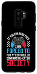 Coque pour Galaxy S9+ Manette de jeu amusante pour homme et femme