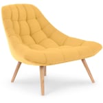 Fauteuil Danios Tissu Jaune