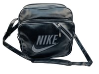 New Vintage NIKE Heritage 76  Pro Travel Punched Shoulder Bag BA4081 Black