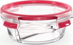 Emsa Clip & Close N10402, Låda, Rund, 0,55 L, Transparent, Glas, 420 ° C