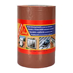 SIKA - Bande d'étanchéité autocollante pour la réparation de toiture/gouttière - Sika Multiseal Terre Cuite - Multisupports - Résistant aux UV/Déchirure - Pose facile -Peut-être peint - 225mm x 10m