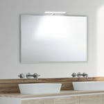 Miroir de salle de bains sur mesure avec cadre extérieur en aluminium 30 cm jusqu'é 160 cm