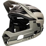 Bell Super Air R Spherical MTB Full Face Bicycle Cycle Helmet Matt Cement Grey