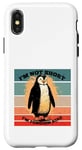 iPhone X/XS Cute Penguin-size short but proud funny penguin humor animal Case