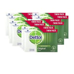Dettol Antibacterial Original Bar Soap Twin Pack 100g Pack of 6