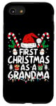 iPhone SE (2020) / 7 / 8 First Christmas As A Grandma Family Matching New Grandmother Case