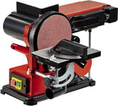 Einhell TC-US 380 Belt And Disc Sander | 380W 2-in-1 Bench Sander: 292 m/min, 100 x 914mm Belt Sander For Wood And 1450 RPM, 150mm Disc Sander | Electric Dual Sander With Dust Extractor