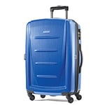 Samsonite Winfield 2 Valise Rigide à roulettes pivotantes, Bleu Nordique, Checked-Large 28-inch, Winfield 2 Valise Rigide avec roulettes pivotantes