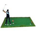 Indoor Putting Practicing Putter Simulator Training Mat With Gradient