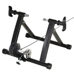 Rulltränare Cykeltränare Inomhuscykel Motionscykel Hopfällbar Magnetbroms 26"-29" Metall Pp Svart 68 X 62,5 X 49 Cm