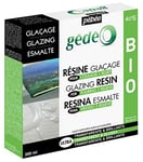 Pébéo - Résine Glaçage Biosourcée Gédéo - Kit Résine de Glaçage Biosourcée à 40% - Transparente et Brillante - Tous Supports - Pour Coulage et Relief - 300 ml