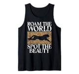 Roam the World Spot the Beauty Leopard Tank Top