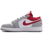 Baskets Nike  Air  1 Low SE Light Smoke Grey Gym Red