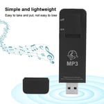 Mini MP3 With Lanyard Device Music Player USB 2.0 Black For Listening To