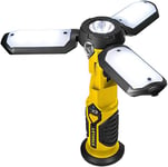 Stanley SAT3S Lampe de Travail satellite à Del au Lithium-Ion Rechargeable de 300 Lumens avec Chargeur USB