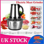 5L Electric Meat Grinder Blender Food Vegetable Processor Chopper Mincer