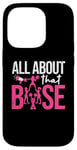 Coque pour iPhone 14 Pro Cheerleading Funny All About That Base Cheer Leader Girls