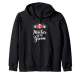 Mother of the Groom Wedding Shower Mom from Groom Zip Hoodie