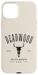 iPhone 15 Plus Deadwood South Dakota USA Vintage Distressed Style Design Case