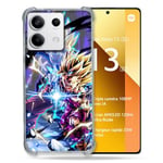 Cokitec Coque Renforcée pour Xiaomi Redmi Note 13 5G Manga Dragon Ball Sangohan Duo