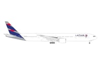 Herpa Maquette Avion LATAM Airlines Brasil Boeing 777-300ER, echelle 1/500, Model, pièce de Collection, d'avion sans Support, Figurine Metal