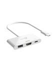 j5create JCA399-N USB-C to 4K144Hz HDMI Adapter with USB & Power Delivery - White