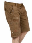 Geographical Norway Geo Adventure Cargo Shorts - Khaki