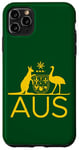 iPhone 11 Pro Max AUSTRALIA KANGAROO AND EMU COAT OF ARMS AUS AUSSIE SPORTS Case