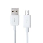 Pour samsung galaxy s3 mini / s4 mini : cable usb blanc ecb-du4awe d'origine