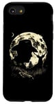 iPhone SE (2020) / 7 / 8 Deer Hunting Hunter Silhouetted Moonlit night Case