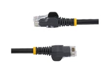 StarTech.com 2m LSZH CAT6 Ethernet Cable, 10 Gigabit Snagless RJ45 100W PoE Network Patch Cord with Strain Relief, CAT 6 10GbE UTP, Black, Individually Tested/ETL, Low Smoke Zero Halogen - Category 6 - 24AWG (N6LPATCH2MBK) - patchkabel - 2 m - sort