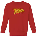 X-Men Retro Logo Kids' Sweatshirt - Red - 3-4 Years