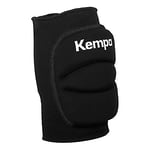 Kempa KNIE INDOOR SUPPORT REMPLIE, genouillères pour handball, volleyball etc, genouillères pour hommes, femmes, enfants, protections, 1 paire, XS, Noir