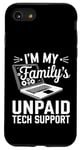 Coque pour iPhone SE (2020) / 7 / 8 Carte graphique « I'm My Family's Unpaid Tech Support »