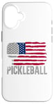 iPhone 16 Plus Pickleball American Flag July 4 Independence Day Case