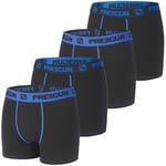 Boxers Freegun  Lot de 4 Boxers garçon coton Bleu