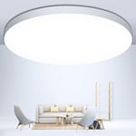 LED-taklampa, taklampa, taklampa LED 24W, 6500K, 2000LM, IP44 vattentät rund modern enkel vit badrumslampa för källarlampa Ø30cm