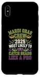 iPhone XS Max Mardi Gras Crew 2025 Most Likely To Catch Beads Like a Pro Case