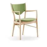 House of Finn Juhl - 46 Armchair, Clear oiled oak, Cat. 3 Watercolour, Fresh Sage - Spisestoler - Finn Juhl - Tre farget - Tre/Tekstilmateriale